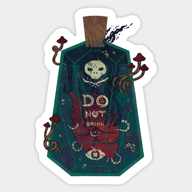 Toxic Sticker by againstbound
